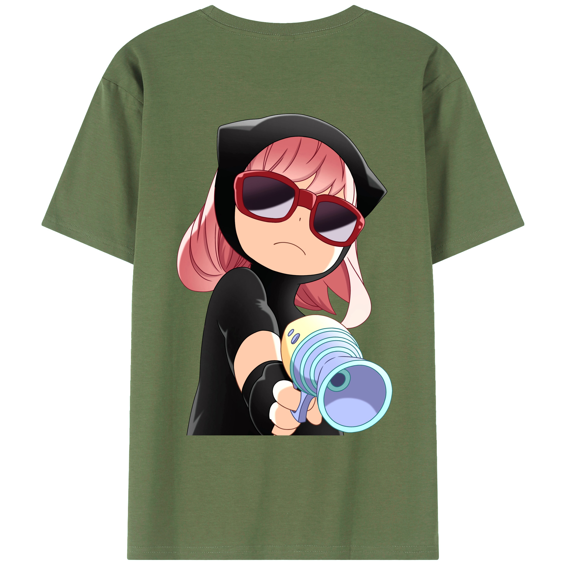 （画像用） SPY×FAMILY间谍家家酒 綿100％ メンズ半袖Tシャツ（バックプリント） 通気性